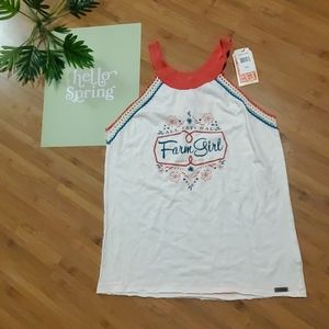 NWT FARM GIRL TANK SZ XL